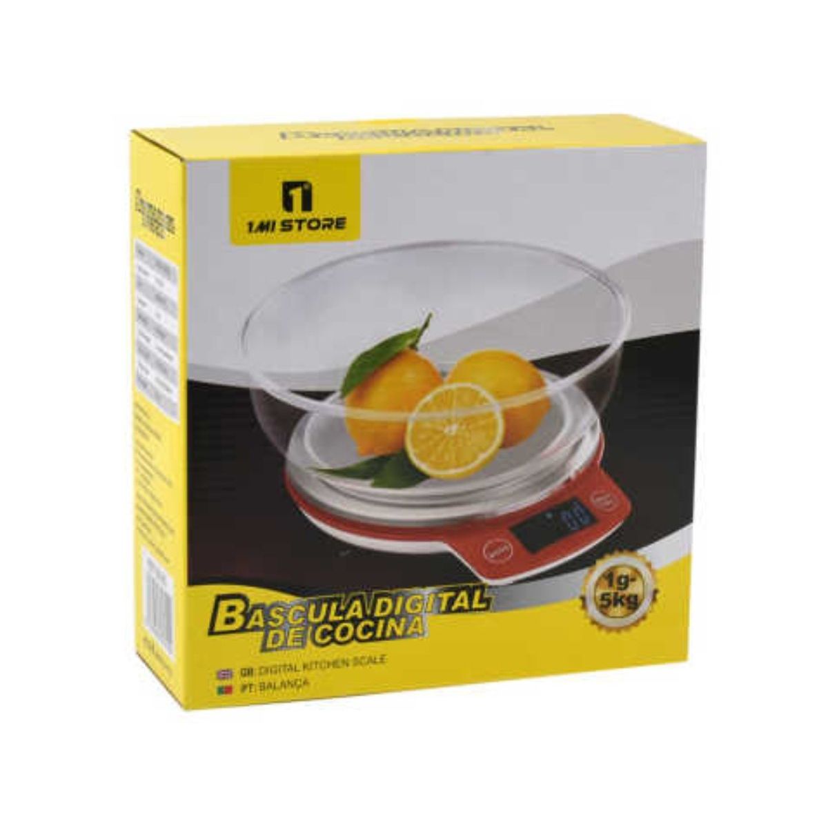 OEM - Balanza De Cocina Acero Inoxidable Electrónica 5kg
