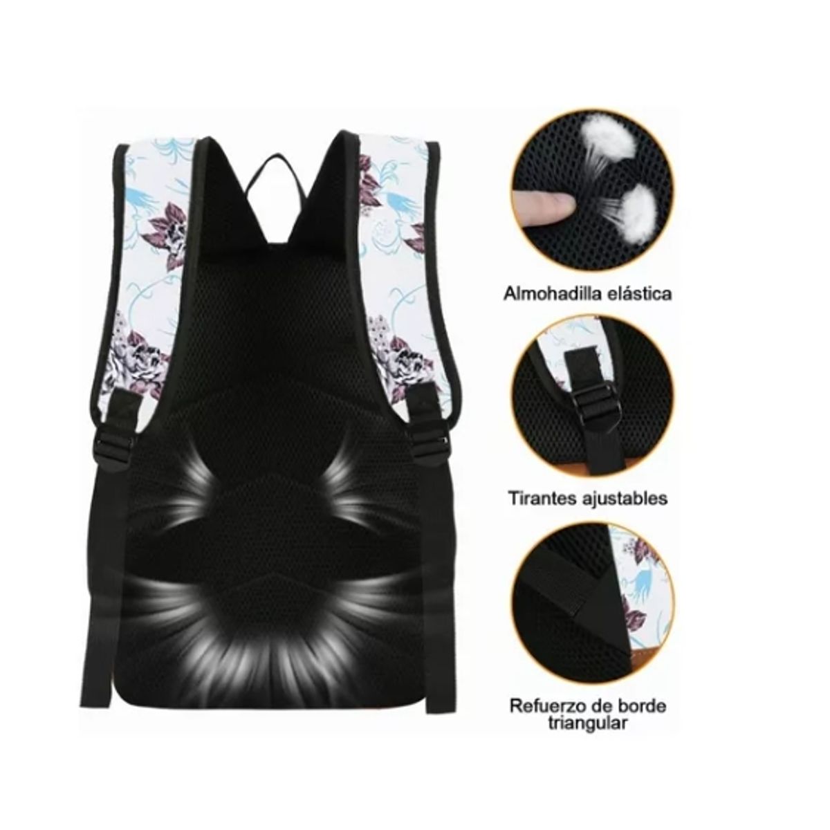 ESHOPANGIE - Kit Mochila Moda Casual Bolso Casual Para Mujer, 3 Piezas