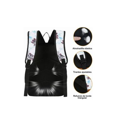 Imagen 2 del producto Kit Mochila Moda Casual Bolso Casual Para Mujer, 3 Piezas