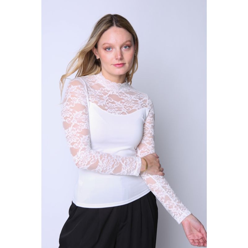 ECLIPSE - Polera Juli Blanco Eclipse ECLIPSE