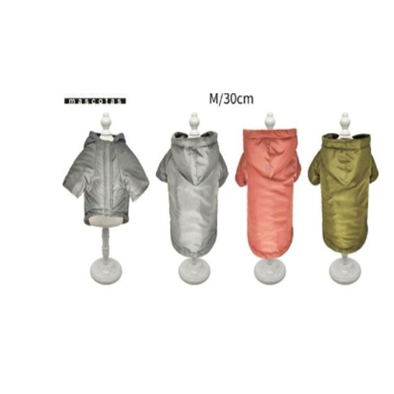 GENERICO - Ropa Para Perros Capucha Color Gris Talla M 30cm