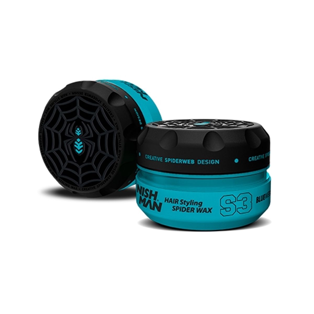 GENERICO - Spider Wax S3 NISHMAN Blue Web Cera para peinar