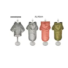 GENERICO - Ropa Para Perros Capucha Color Gris Talla XL 40cm