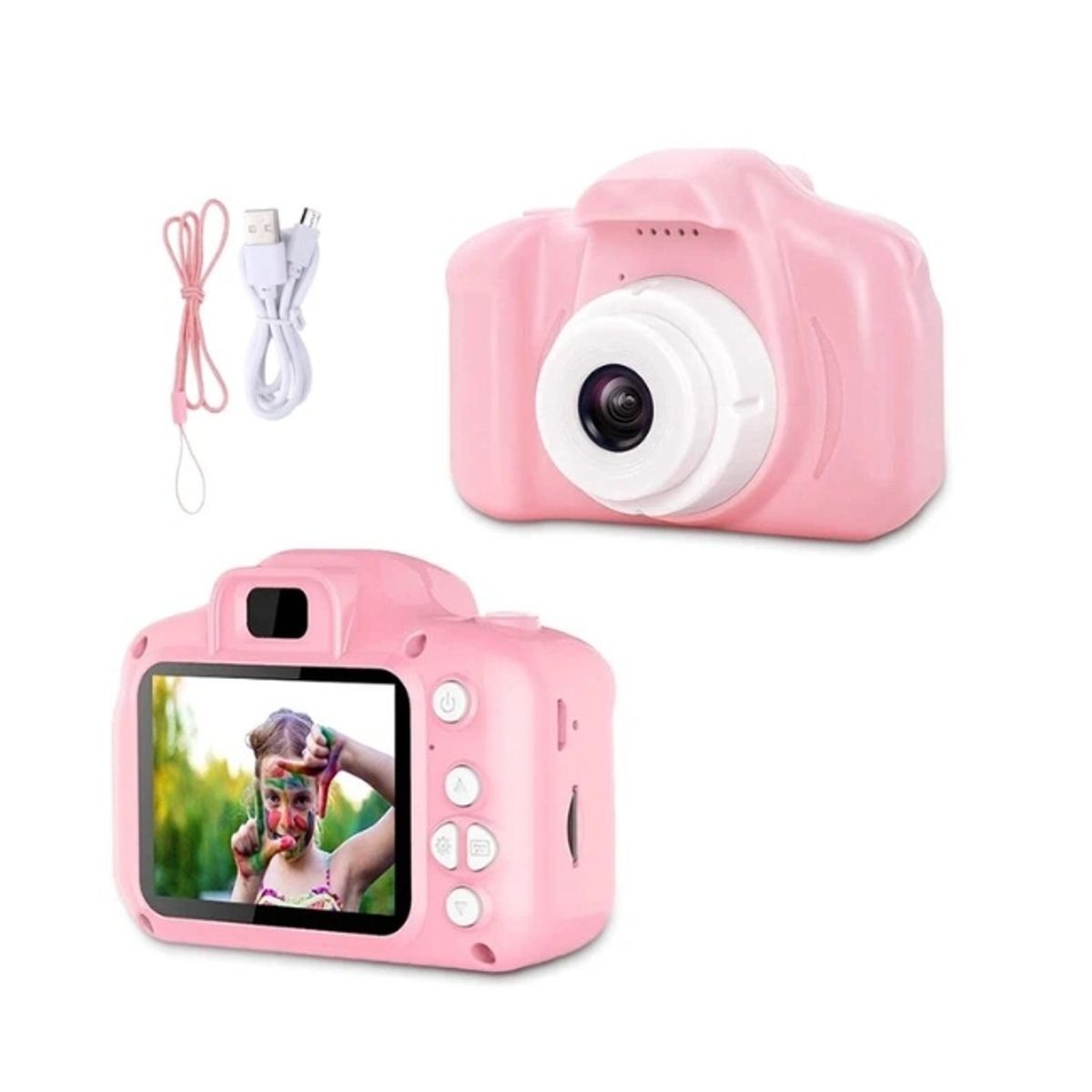 GENERICO - Cámara Digital Para Niños De 8 Megapíxeles-ROSA