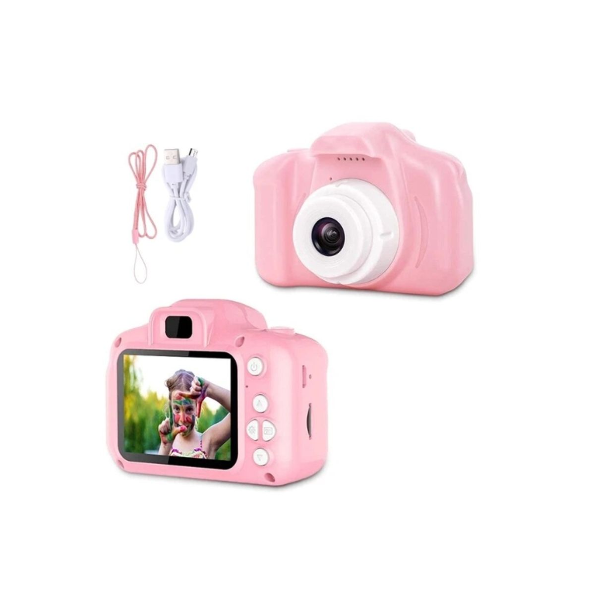 GENERICO - Cámara Digital Para Niños De 8 Megapíxeles-ROSA