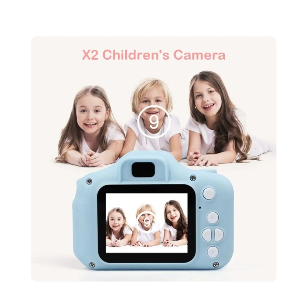 GENERICO - Cámara Digital Para Niños De 8 Megapíxeles-ROSA