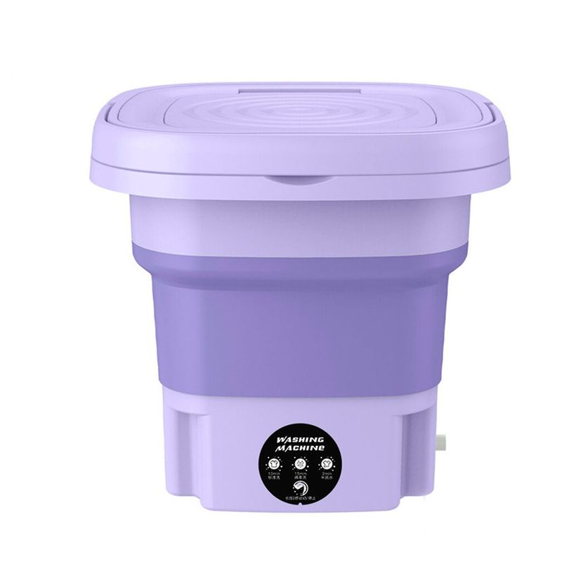 ESHOPANGIE - Mini Lavadora Portátil Con 3 Modos de Limpieza De Luz Azul