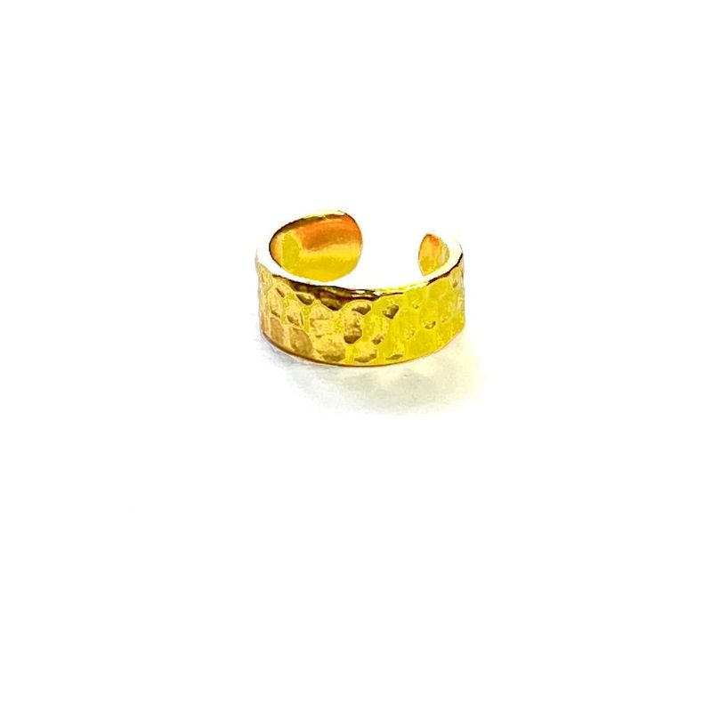GOIA - Cuff Machacado 10 mm Gold