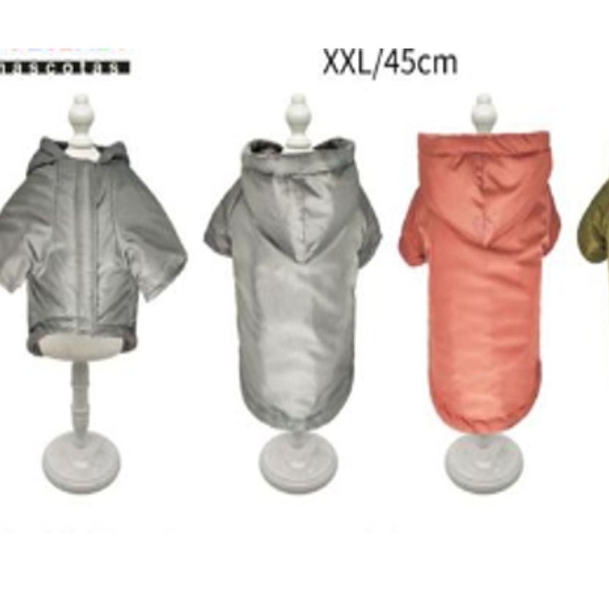 GENERICO - Ropa Para Perros Capucha Color Verde Talla XXL 45cm