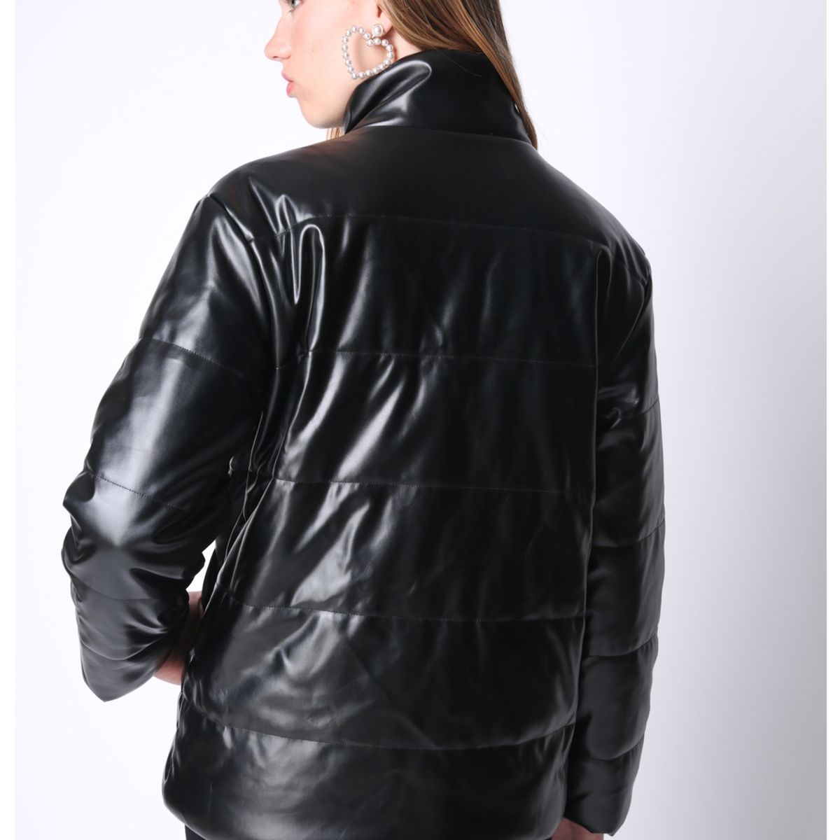 ATREVIDA - Parka Cuerina Catalina Negro ATR by Eclipse ATREVIDA