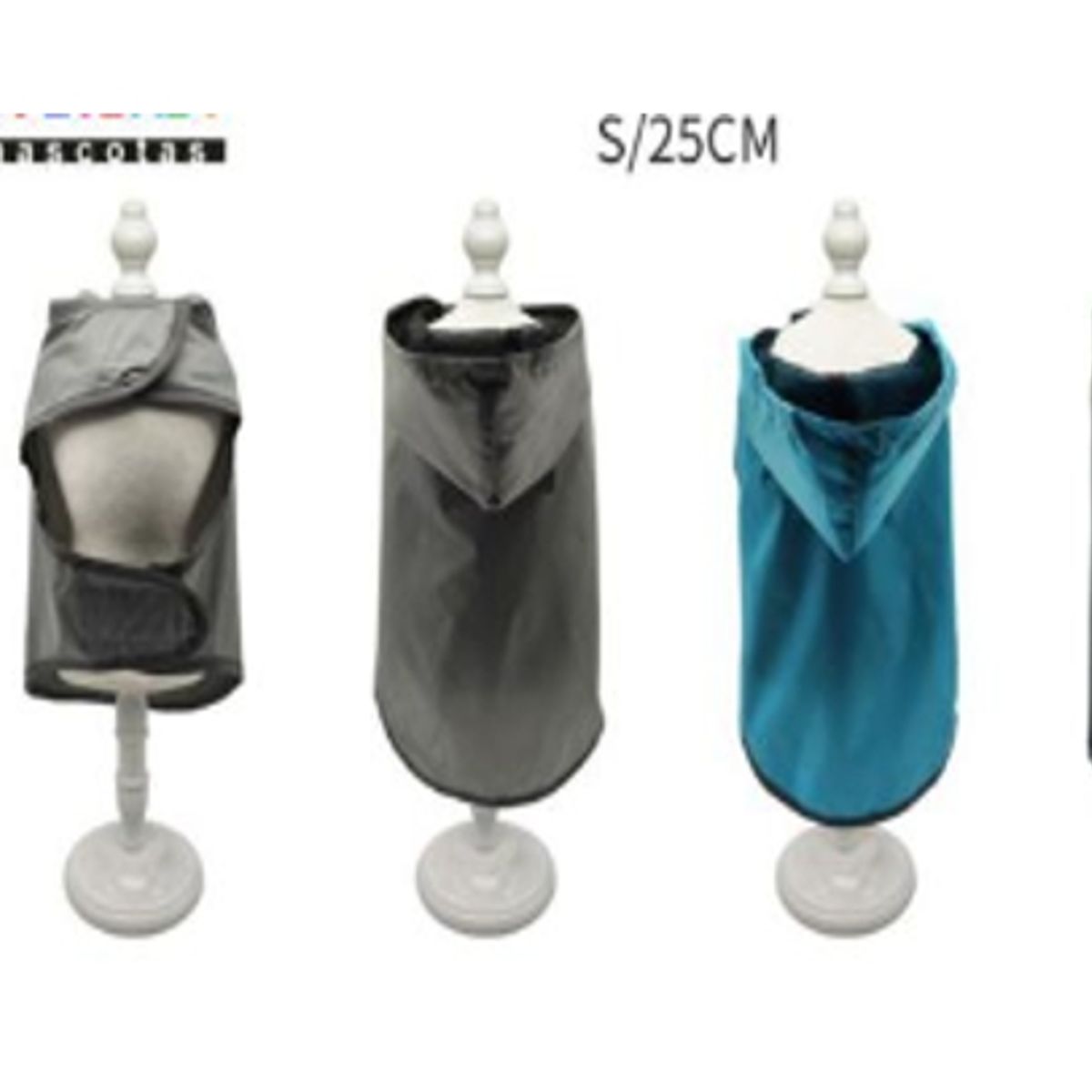 GENERICO - Ropa Para Perros Capucha Color Gris Talla S 25cm