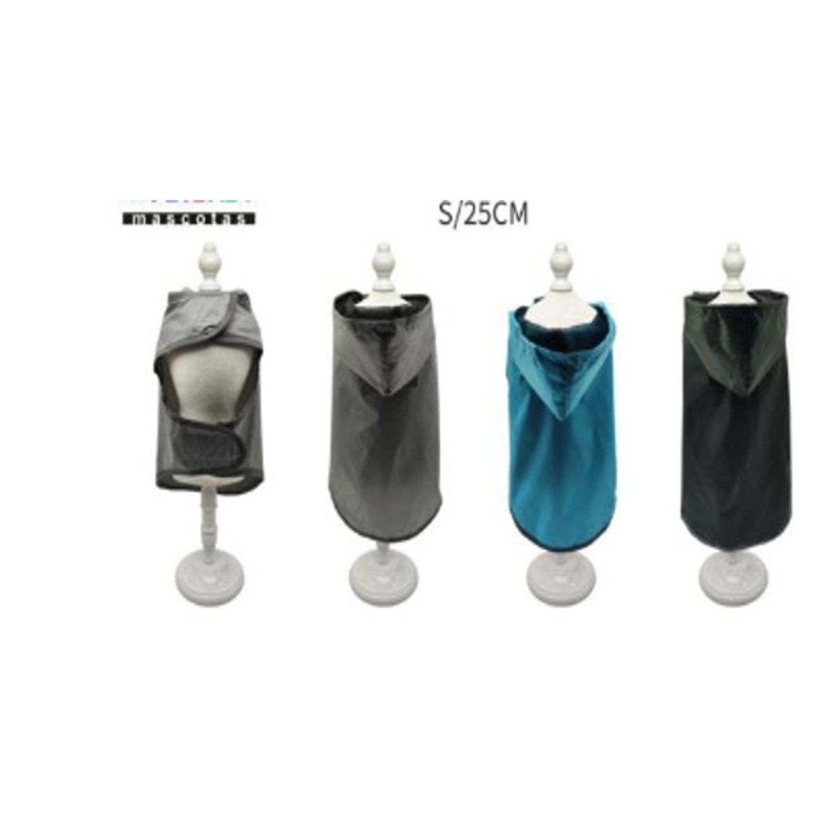 GENERICO - Ropa Para Perros Capucha Color Gris Talla S 25cm