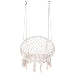 GENERICO - Silla Colgante Terraza Columpio Hamaca Macrame Hogar Jardin
