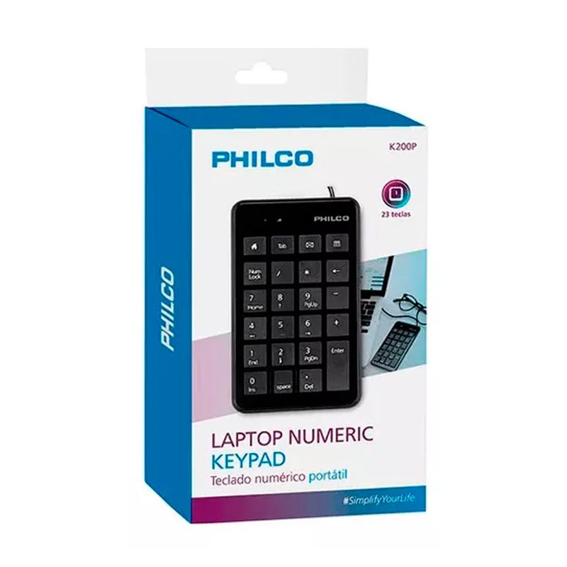 PHILCO - TECLADO NUMERICO K200 USB PHILCO