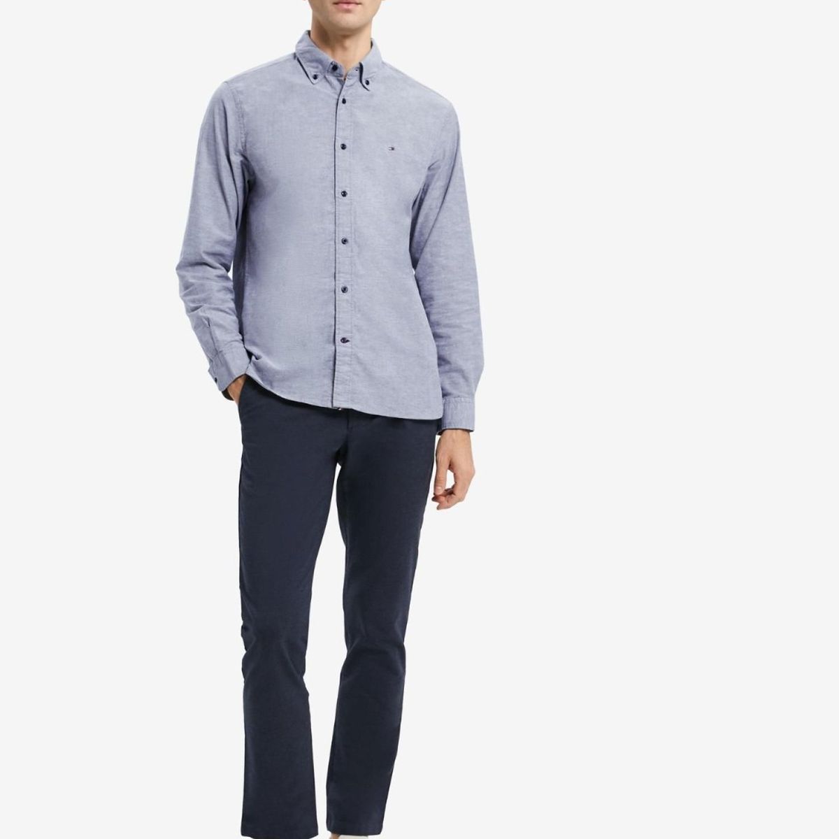 TOMMY HILFIGER - Pantalón Denton Structure Azul Tommy Hilfiger