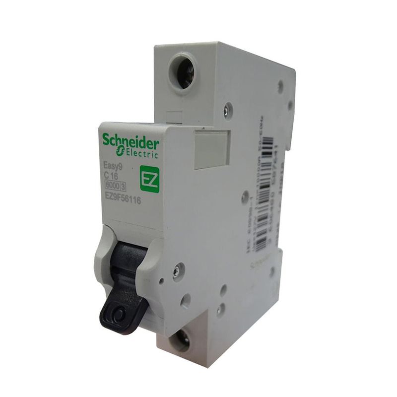 SCHNEIDER ELECTRIC - INTERRUPTOR AUTOMATICO EASY9 1P 16A 6kA curva C Schneider Electric