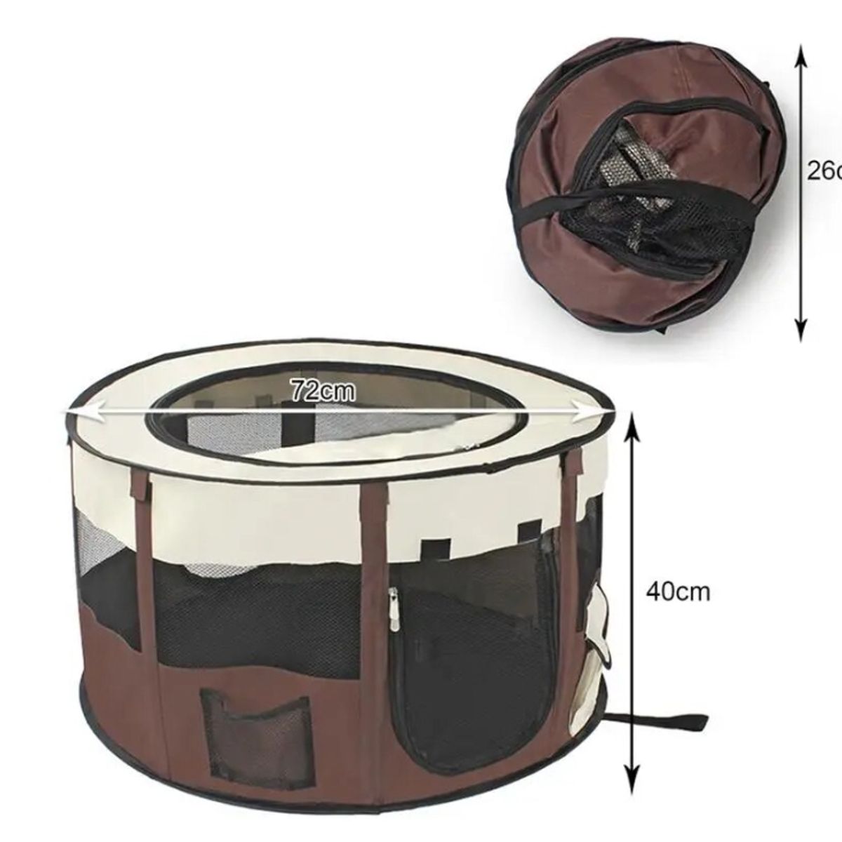 GENERICO - Corral Para Mascotas Perros Y Gatos Jaula Plegable Xxl