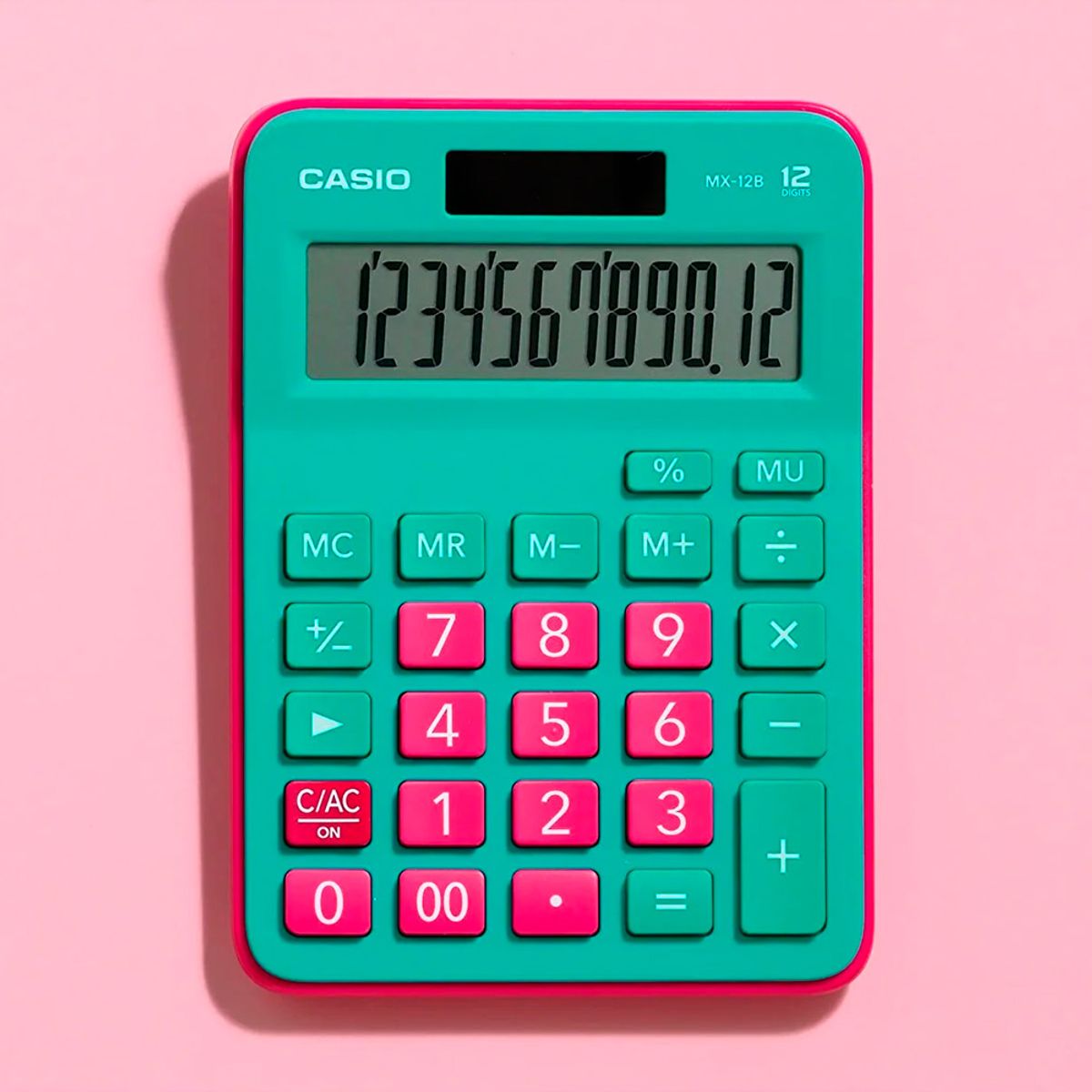 CASIO - CALCULADORA ESCRITORIO CASIO MX-12B-GNRD