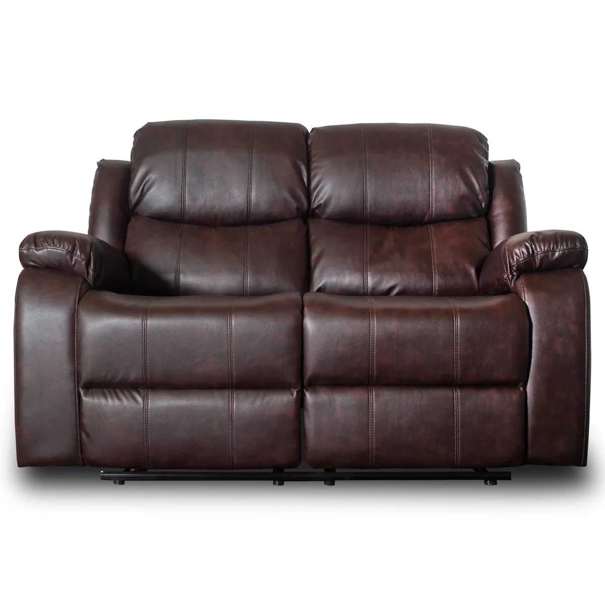 SWEET HOGAR - Berger reclinlable 2 cuerpos color brown dark