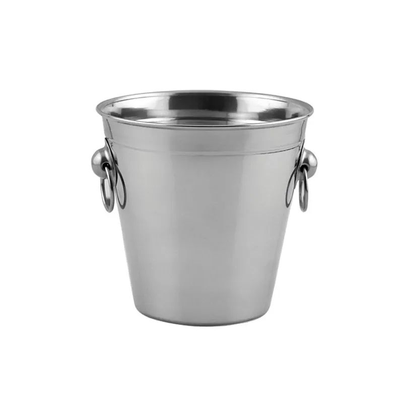 IMAHE - HIELERA ACERO INOX CON ARGOLLA 12 X11 CM IMAHE