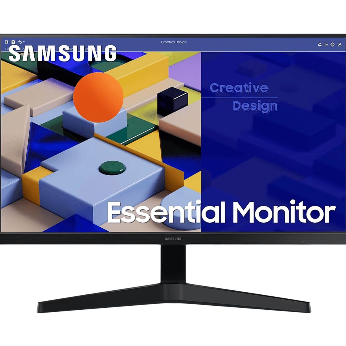 SAMSUNG - Monitor Samsung Plano 27 IPS FullHD 75Hz HDMI VGA FreeSync