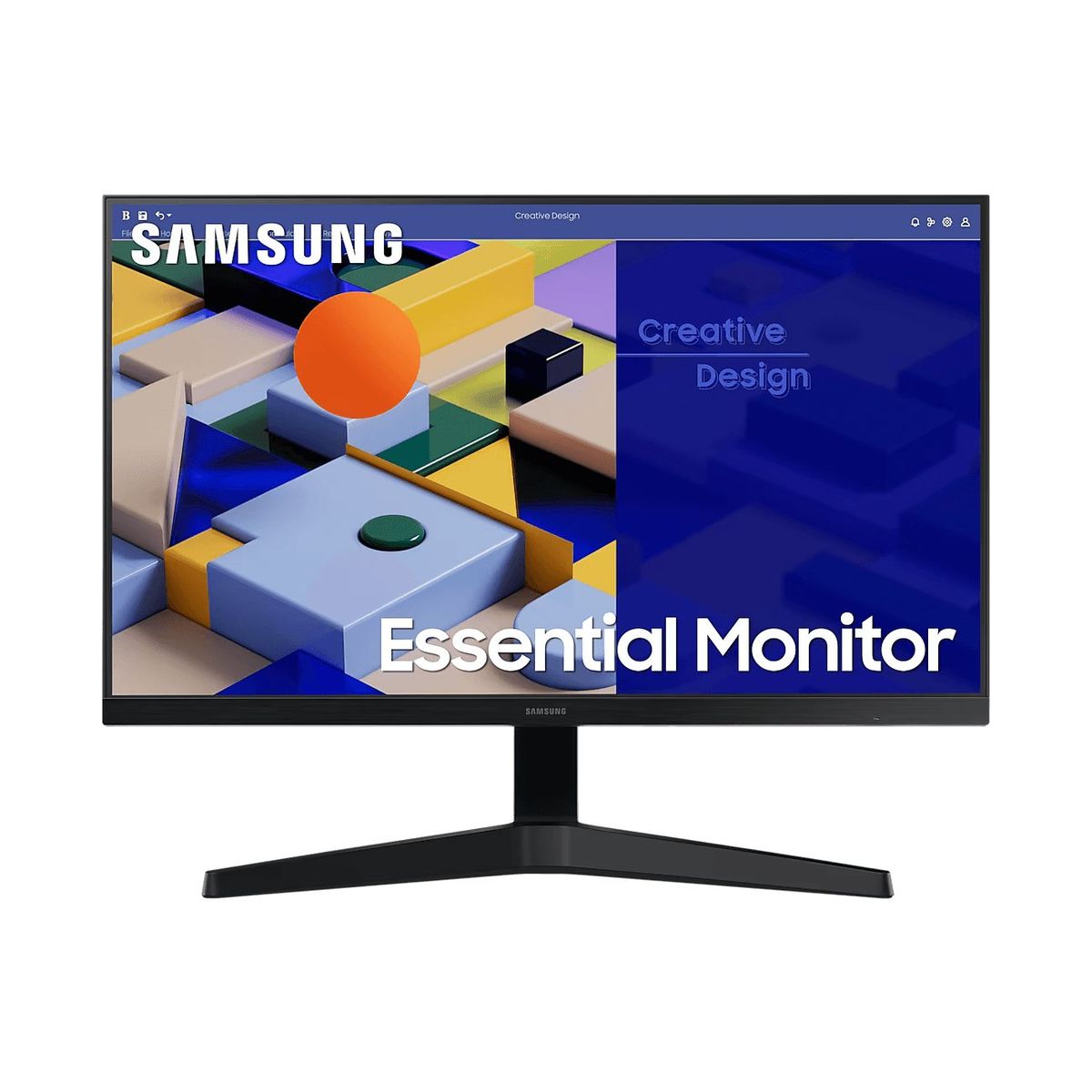SAMSUNG - Monitor Samsung Plano 27 IPS FullHD 75Hz HDMI VGA FreeSync