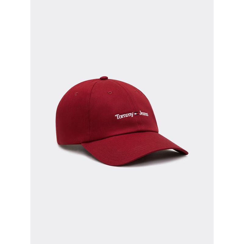 TOMMY HILFIGER - Jockey Clásico Con Logo Bordado Rojo Tommy Jeans