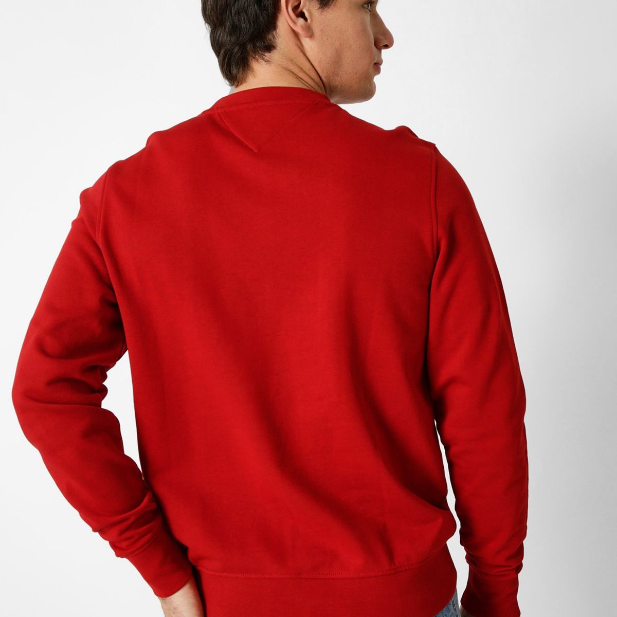 TOMMY HILFIGER - Polerón Monotipe C-Neck Rojo Tommy Hilfiger