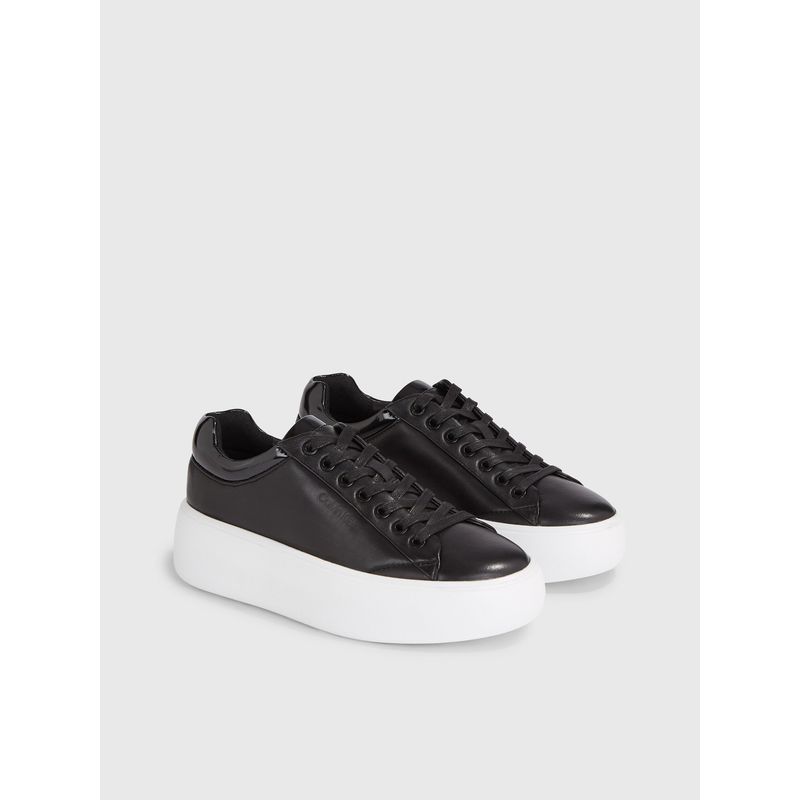 CALVIN KLEIN - Zapatilla Bobble Cupsole Lace Up Negro Calvin Klein