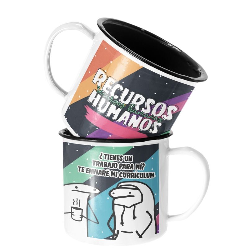 SM - Taza Enlozada Lechera Recursos Humanos Regalo Profesion SM