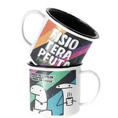 SM - Taza Enlozada Lechera Fisioterapauta Regalo Profesion