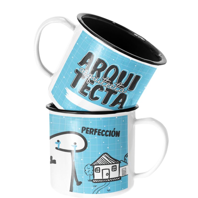 SM - Taza Enlozada Lechera Arquitecta Regalo Arquitecta Profesion SM