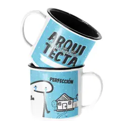 SM - Taza Enlozada Lechera Arquitecta Regalo Arquitecta Profesion