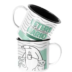SM - Taza Enlozada Lechera Veterinario Regalo Veterinario Hombre