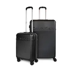 CALVIN KLEIN - Pack 2 maletas Expression S 10kg + L 23kg negra