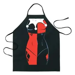 GENERICO - Delantal Cocina Divertido Harley Quinn - Negro