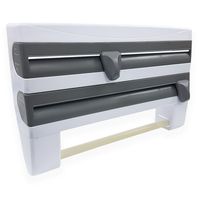 Dispensador Toalla Papel Absorbente Film 4 En 1 Cocina.