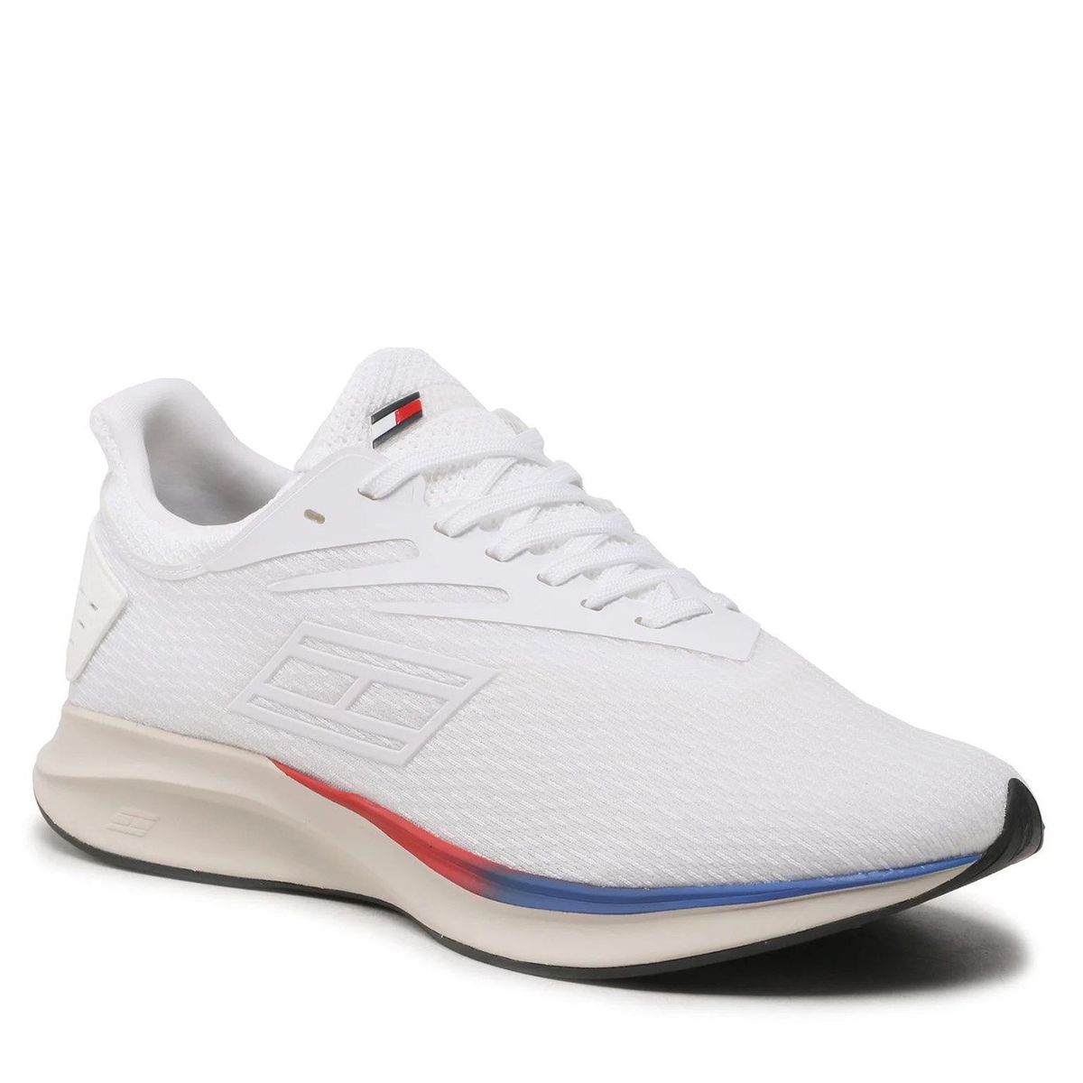TOMMY HILFIGER - Zapatillas Sport Con Logo Blanco Tommy Hilfiger