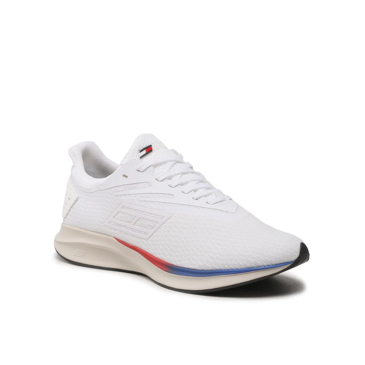 TOMMY HILFIGER - Zapatillas Sport Con Logo Blanco Tommy Hilfiger