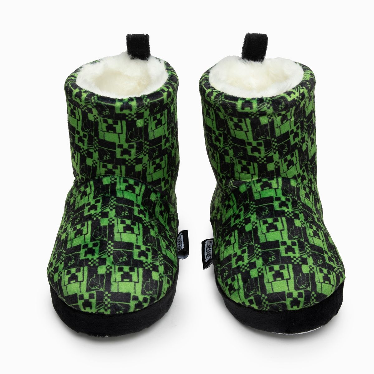 MINECRAFT - Pantufla Bota Niño Rotativo Verde Minecraft