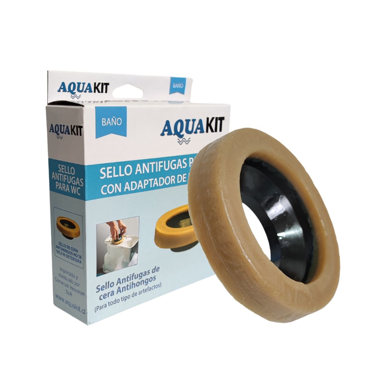 GENERICO - Sello Antifuga Para Wc Antihongos Aquakit