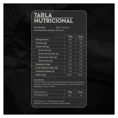 Imagen 2 del producto Proteína Bears 2 kg - Chirimoya Alegre - 60 serv.