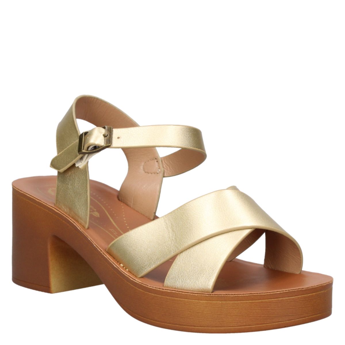 DAKOTA - Sandalia Casual Dorado Dakota