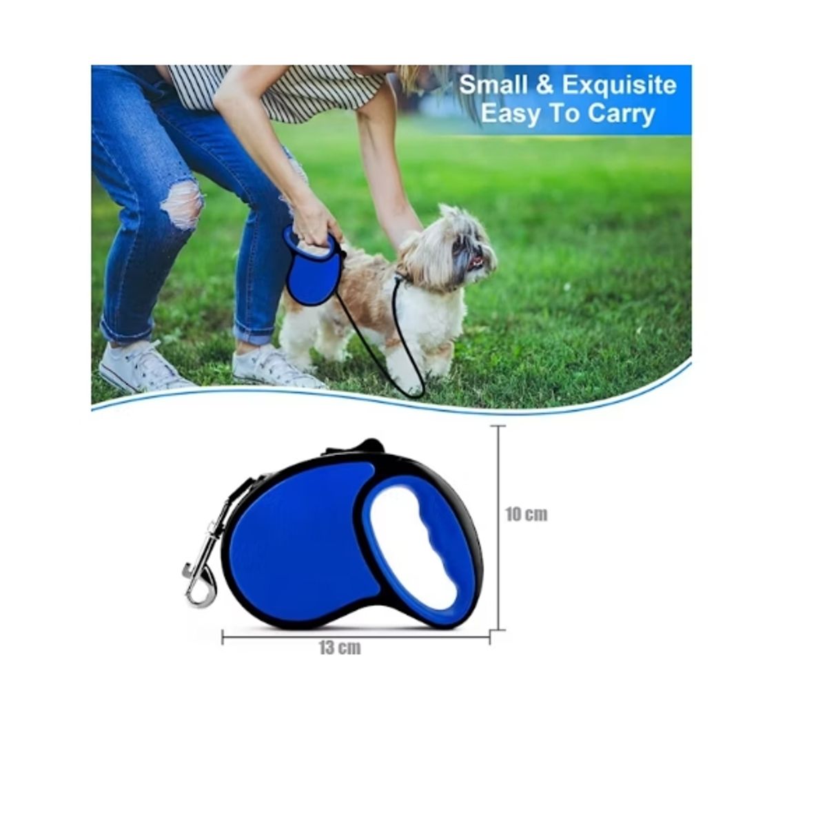 GENERICO - Correa Diseño Retractil Traccion Perros Gatos 3 Mts