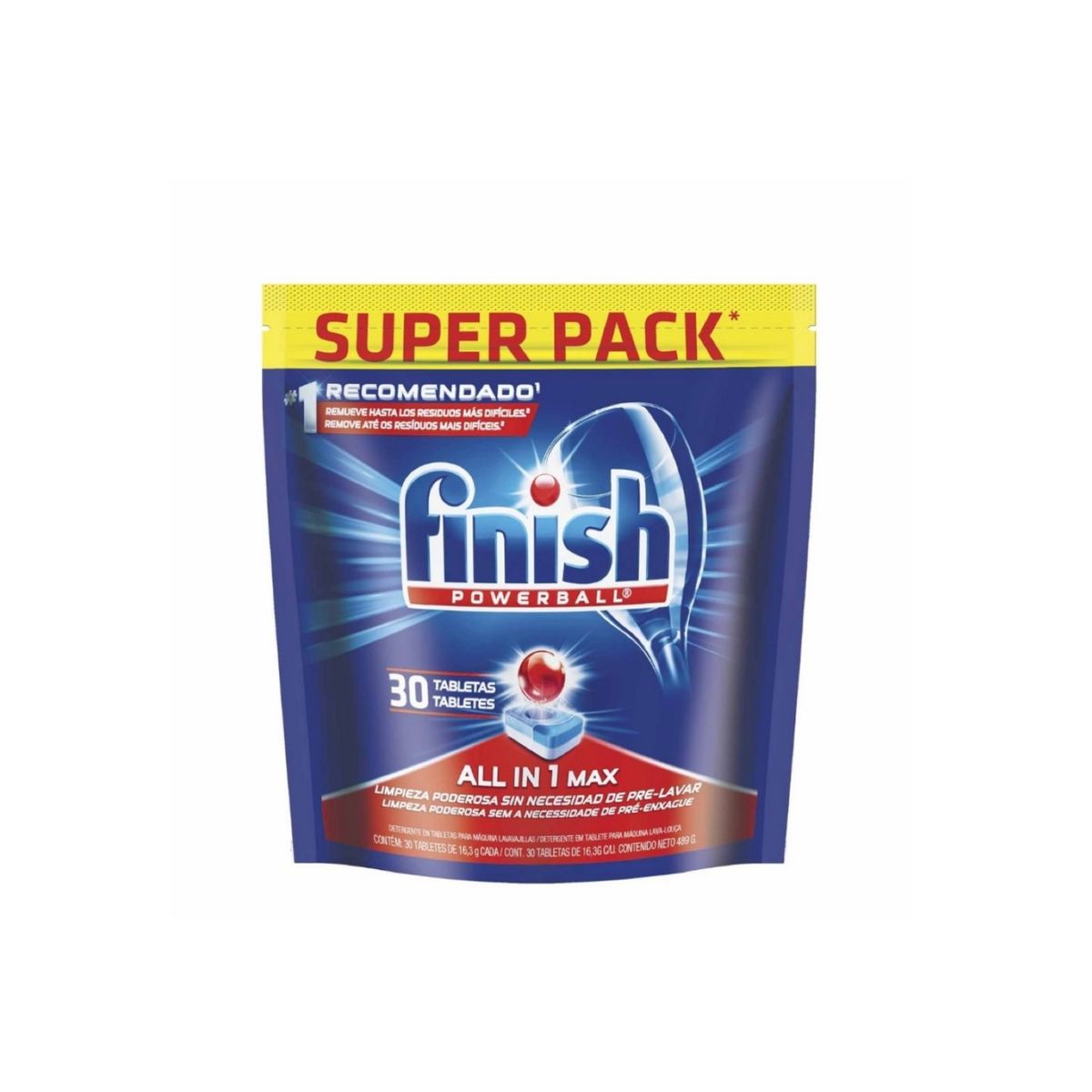 FINISH - Detergente Tabletas Finish 30 Un FINISH