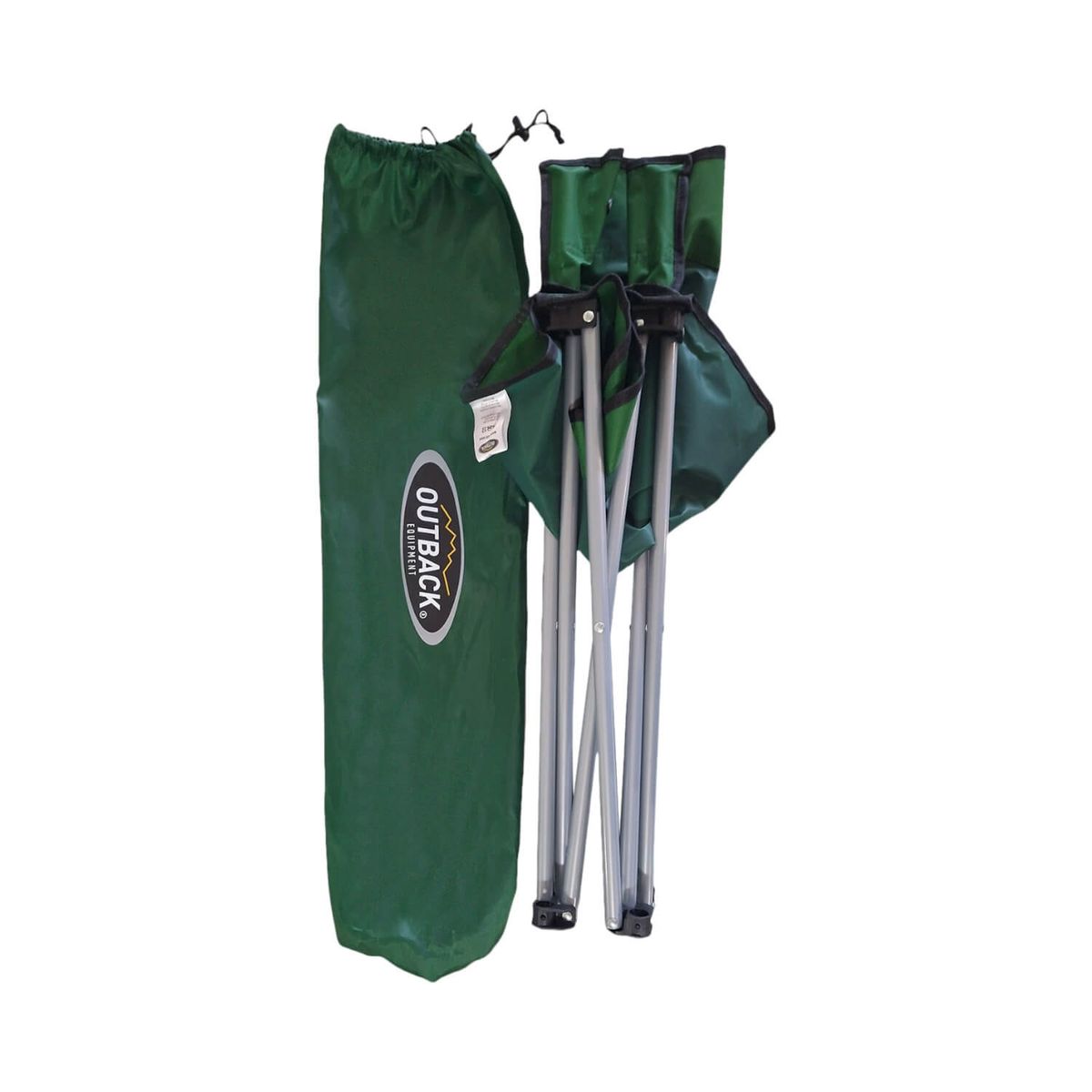 OUTBACK - Silla De Camping Basica Verde Outback OUTBACK
