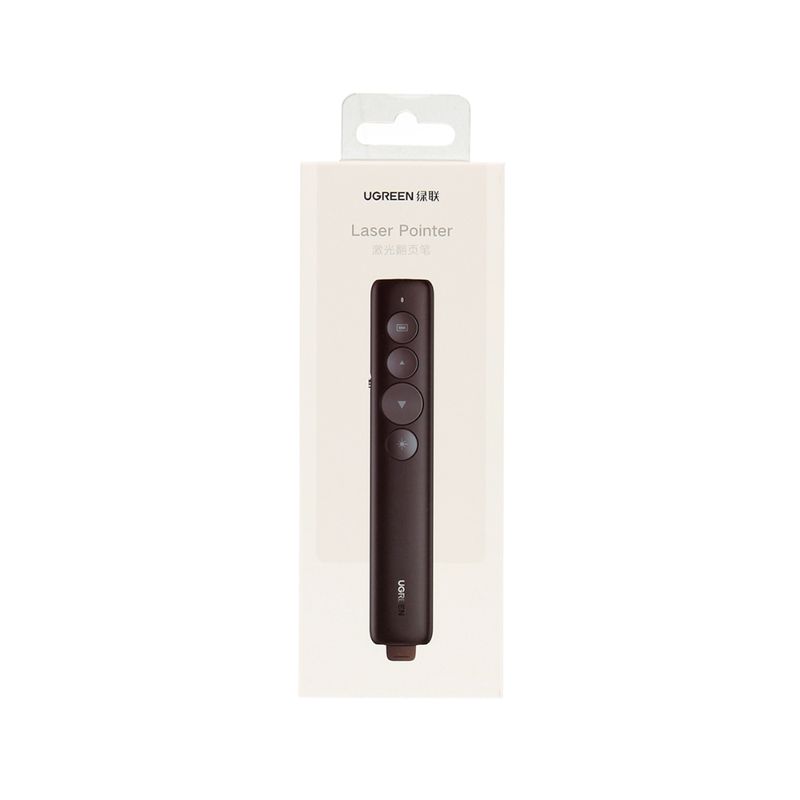 UGREEN - PRESENTADOR LASER INALAMBRICO USB-A 30 NEGRO UGREEN LP479
