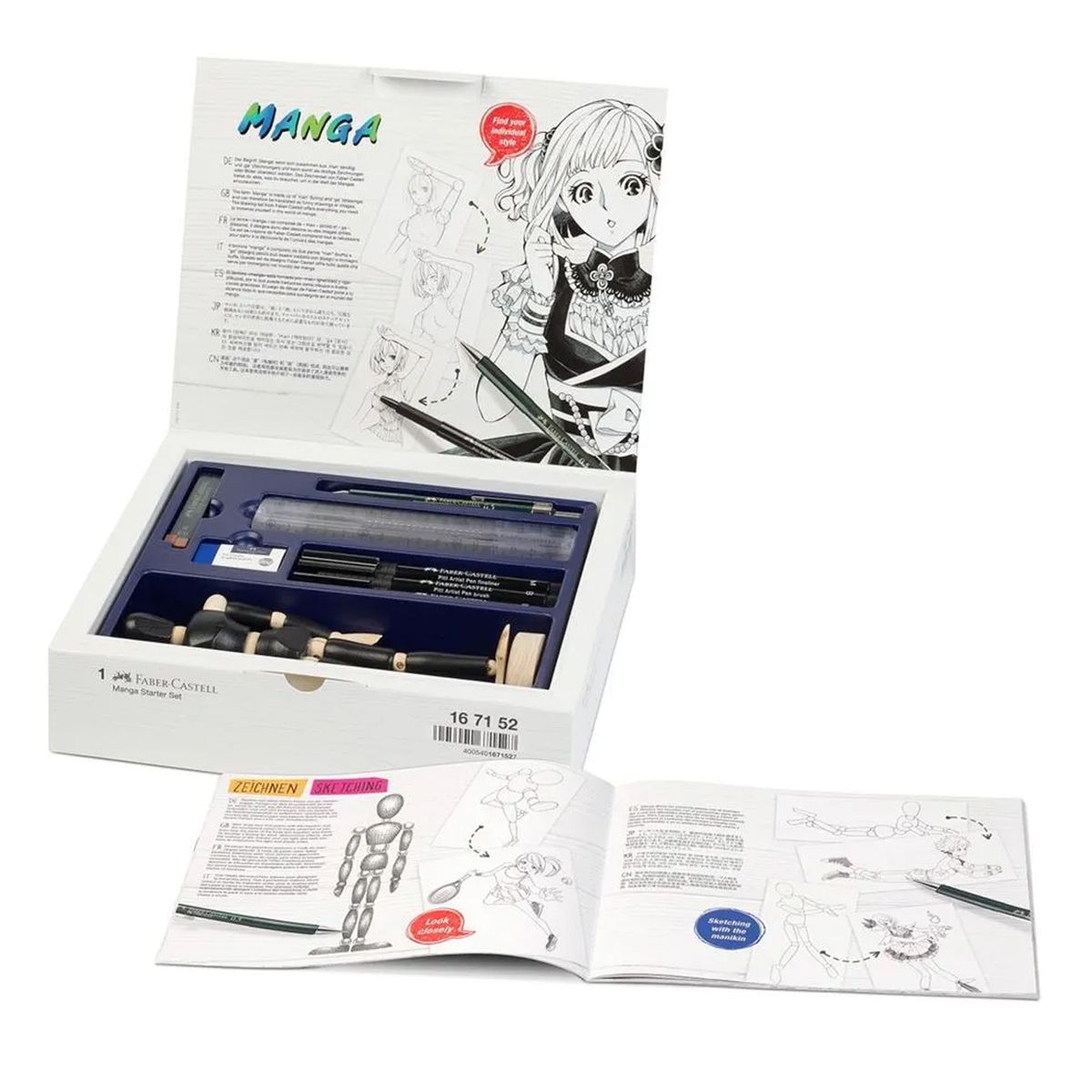 FABER-CASTELL - Set de Manga Faber-Castell Goldfaber 8 piezas