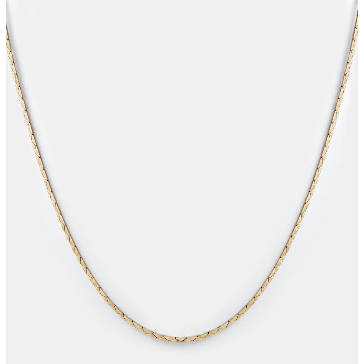 PSK JOYAS - Collar Mujer Cadena Lisa Enchape Oro 18 Kt Pskjoyas Sofia