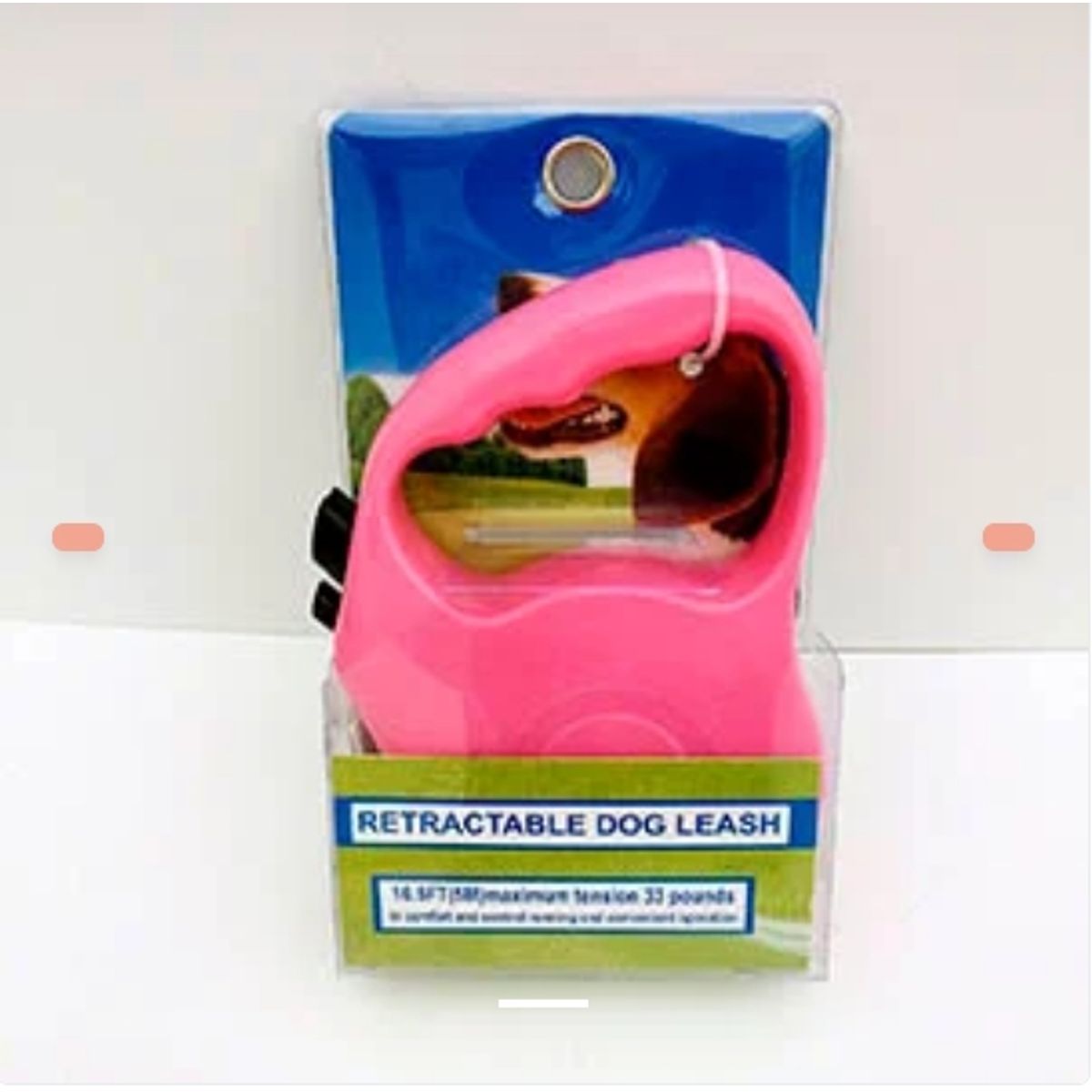 GENERICO - Correa De Mascota Retractil 3Mts Rosa